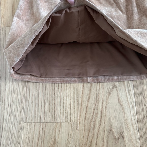 Ena Pelly suede & leather mini skirt size US 4 - Picture 6 of 9